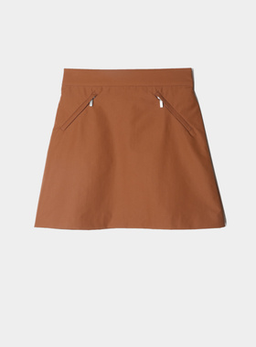 CAGLIARI EXCHANGE/卡利亚里拉链A摆短裙4106001