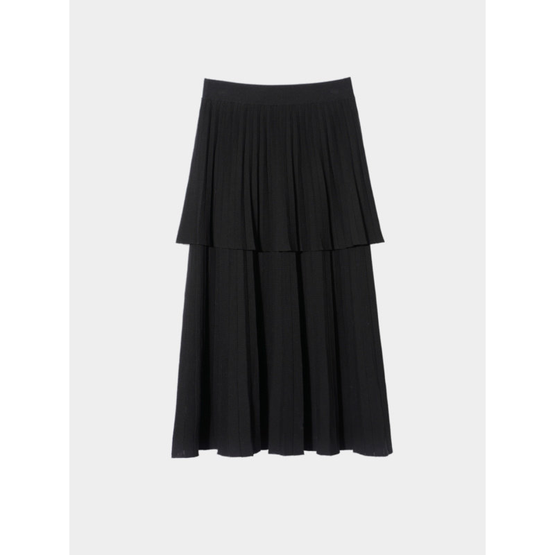 CAGLIARI EXCHANGE/卡利亚里双层百褶长半裙4016002