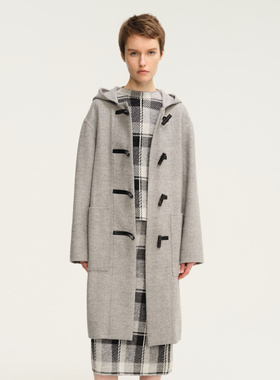 CAGLIARI EXCHANGE/卡利亚里连帽双面达夫大衣 4008009