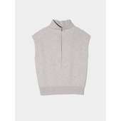 CAGLIARI EXCHANGE 卡利亚里宽肩高领拉链背心4014003