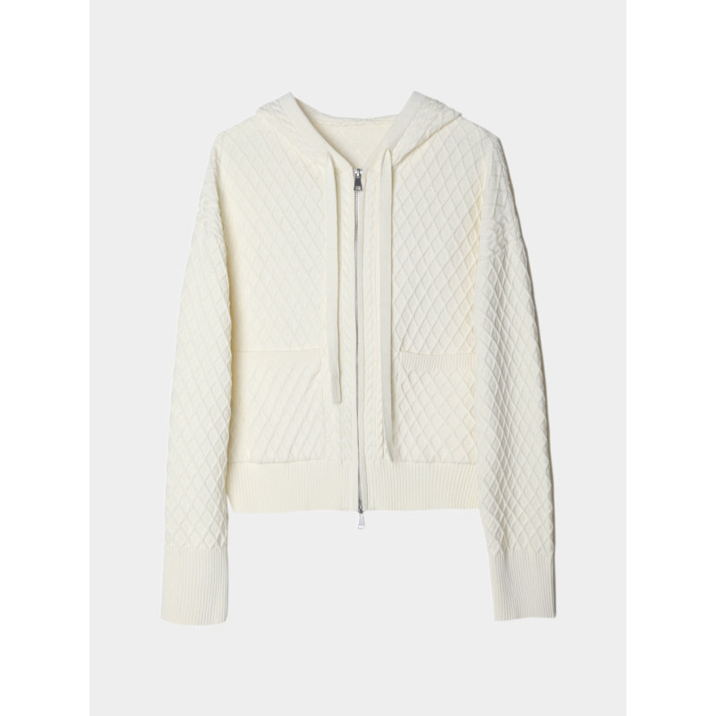 CAGLIARI EXCHANGE/卡利亚里连帽姣花拉开衫4112001