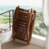 躺椅午休折叠摇摇椅大人阳台家用休闲凉椅懒人老人客厅午睡竹椅子