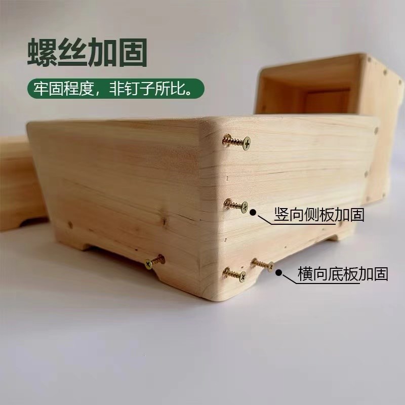 实木养护盆景复壮盆木制培养盆黄杨放养木花盆杜鹃松柏木盆黄杨盆