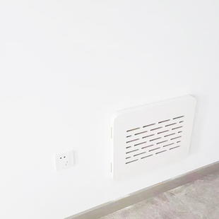 弱电箱装饰遮挡箱北欧百叶配电表画免打孔多媒体创意光纤网络线盒