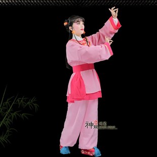 戏曲演出古装戏服 越粤剧服装小孩娃娃衣 银心四九圆领镶边书童衣