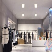 led格栅筒灯嵌入式 20公分 方形1515网格吊顶商铺长方形灯10