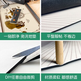 姓氏定制高级感入户门地垫免洗进门脚垫子地毯大门口进户门外家用