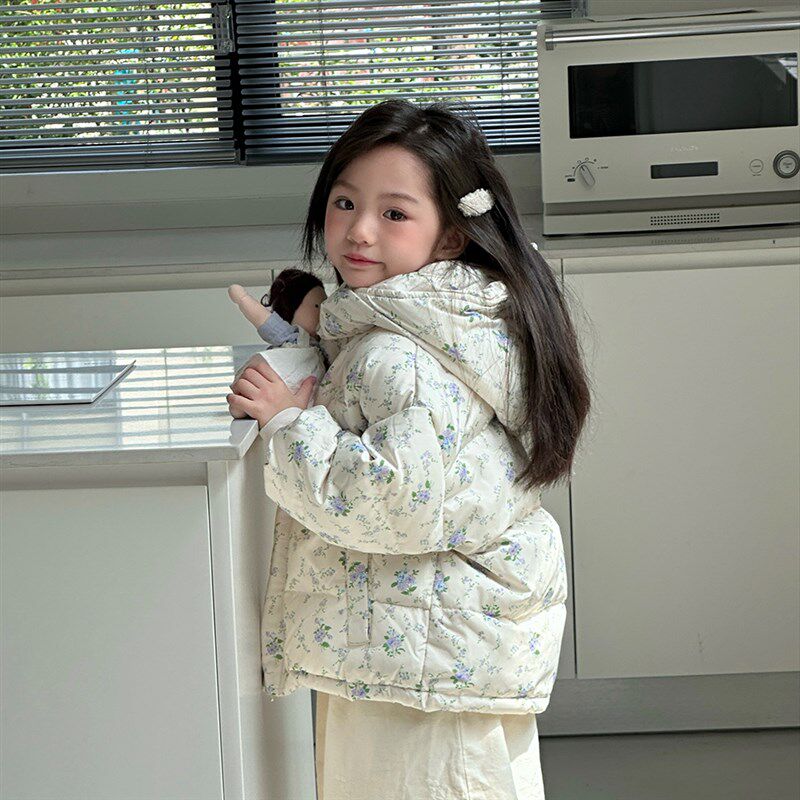 儿童羽绒服女冬季新款秋冬保暖加厚加绒北男款外套面内胆罩衣上衣
