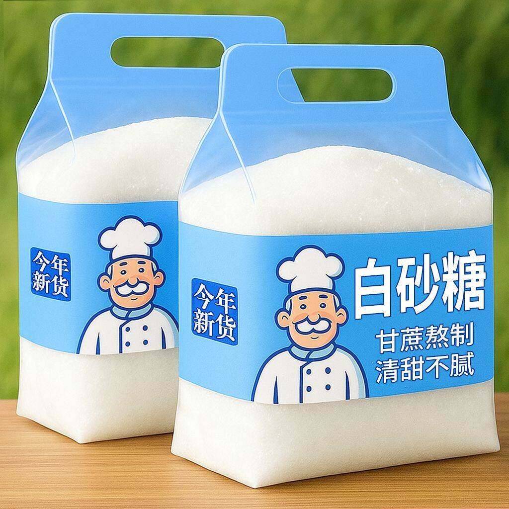 【首单立减】云南白砂糖纯甘蔗白糖细砂糖烘焙食用糖煲粥甜品翠