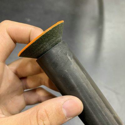 自行车公路车碳纤维前叉截管打磨去毛刺修边工具座管把横头管打磨