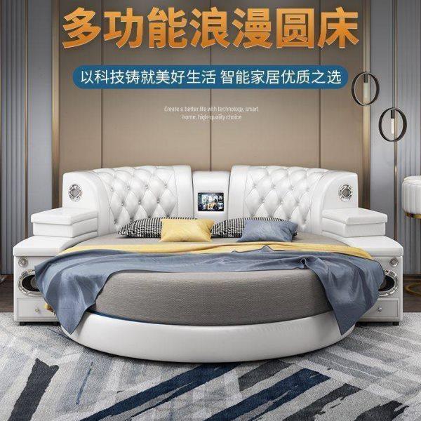 高端大气主卧双人床多功能情侣快乐床酒店豪华智能电动皮艺床婚床,住宅家具,电动/智能床,淘宝优惠券,粉丝福利购,淘宝优惠卷