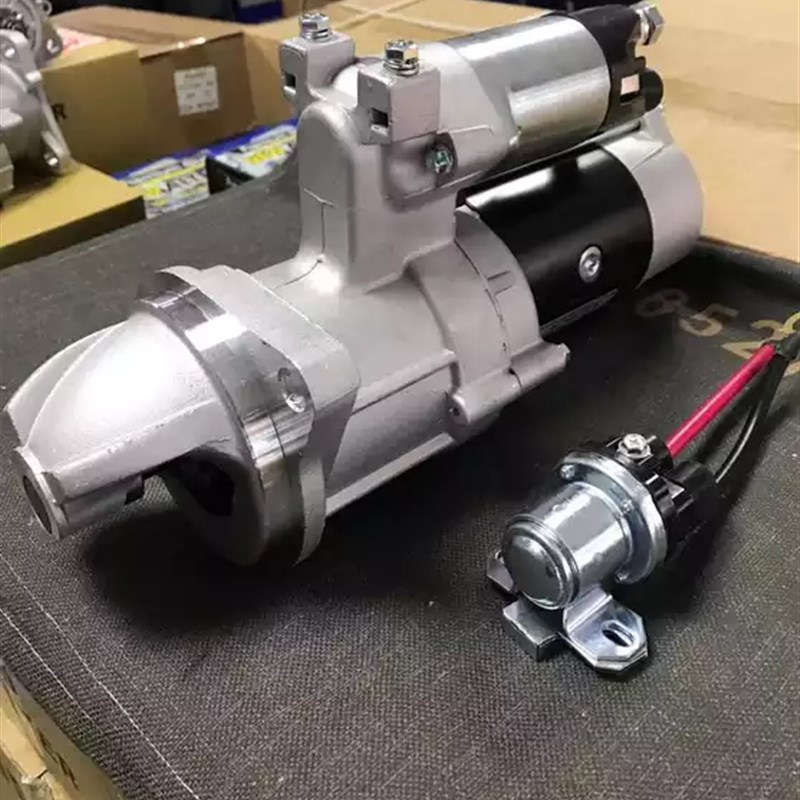 小松6D95小松4D105小松PC200-5 200-6挖掘机起动机小机头