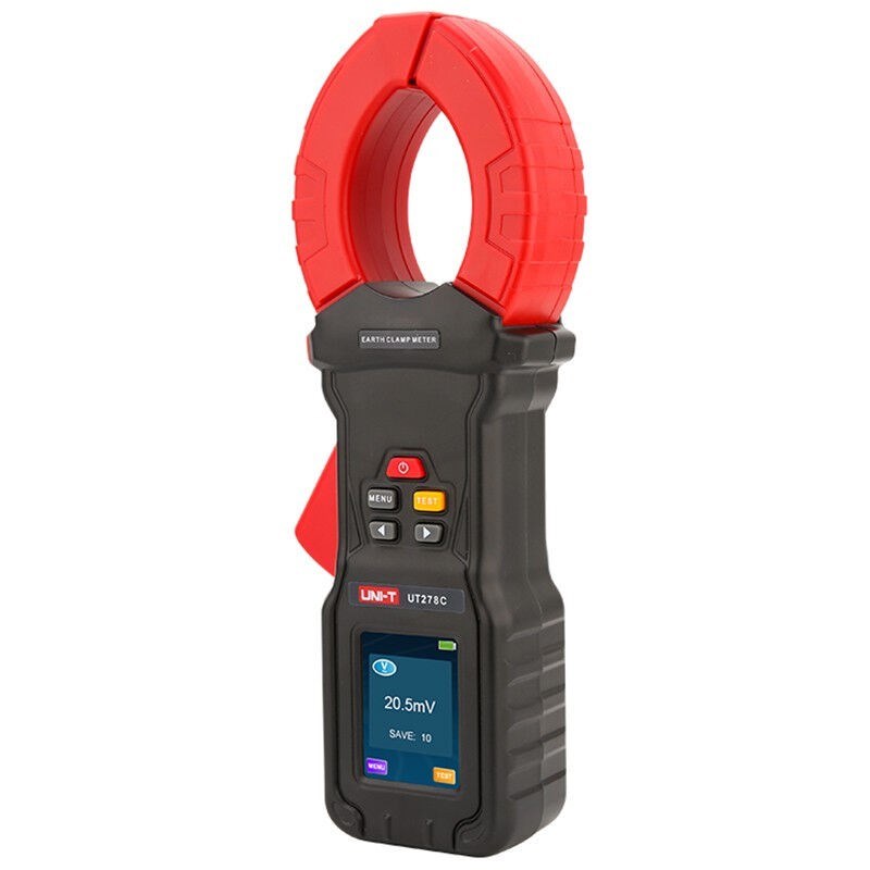 优利德UT278B/UT278C/UT278D钳形地桩接地电阻测试仪防雷数字摇表