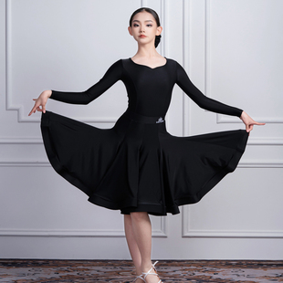 洛利塔春夏少儿拉丁舞规定服专业比赛服装女童拉丁大摆裙舞蹈赛服