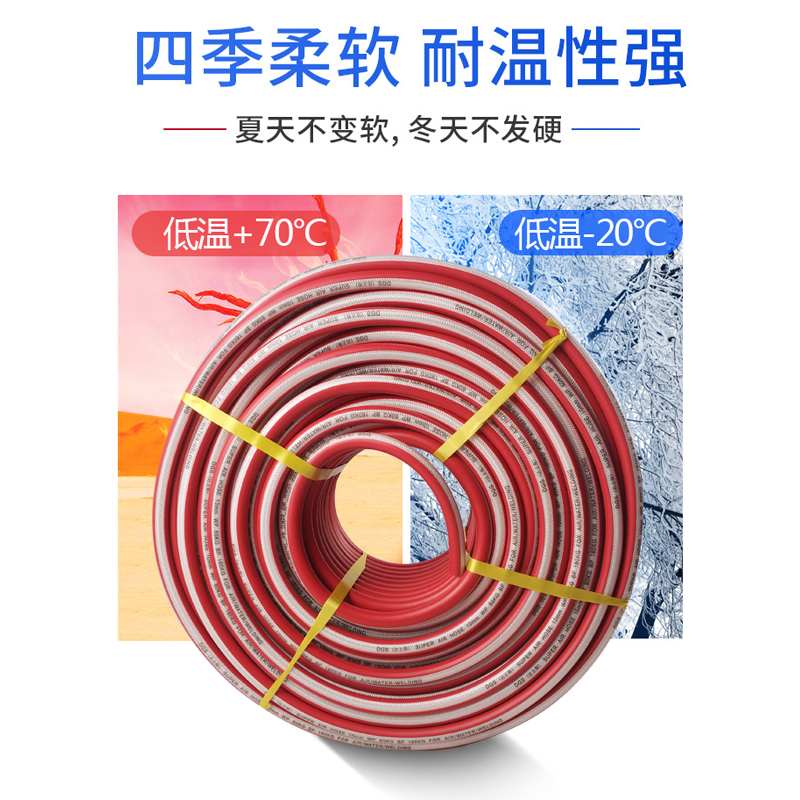 空压机气管高压防爆风炮管10mm喷漆汽动软管防冻小气泵汽修子气带