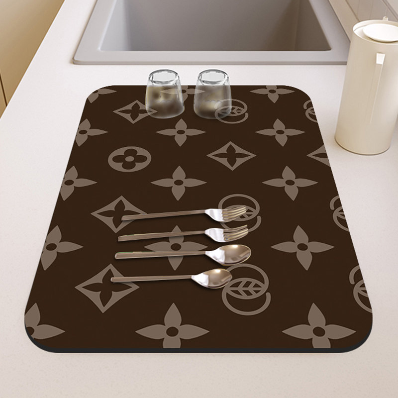 硅藻泥沥水垫厨房台面控水垫碗盘干燥垫吸水杯垫免洗隔热防烫餐垫,居家布艺,厨房地垫,淘宝优惠券,粉丝福利购,淘宝优惠卷