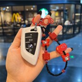 适用22款 宝马4系钥匙套425i壳新2系225全包i4新能源430i女扣