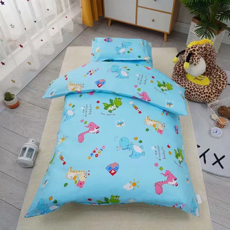 幼儿园被子三件套六件套棉花被芯春秋冬宝宝午睡纯棉被套儿童定做