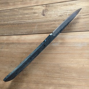 DIY刀坯配件大马士革花纹钢刀条成品夹钢刀胚4毫米厚高硬度结实