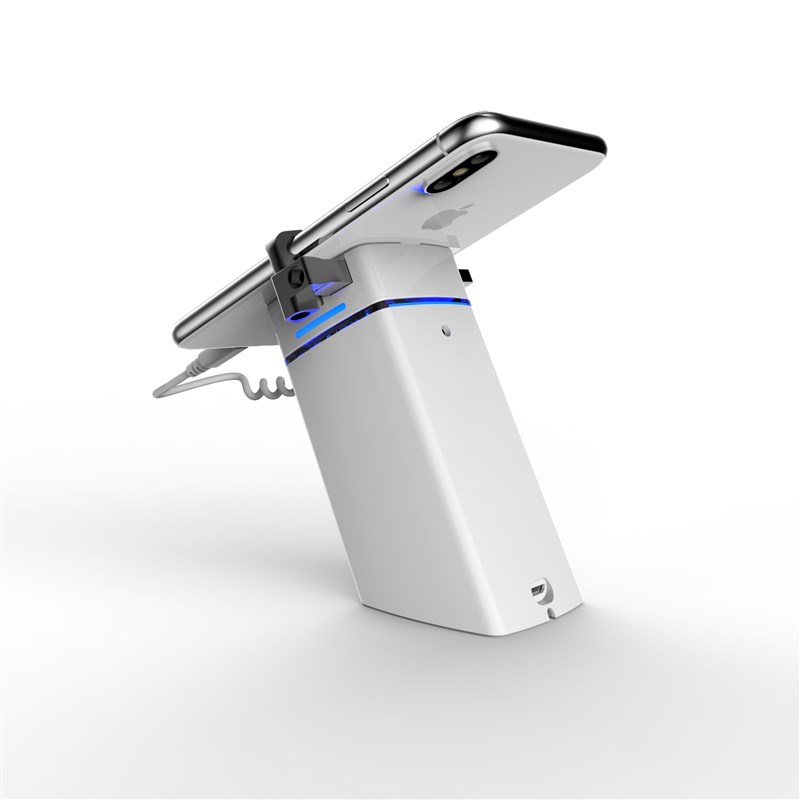 独立手机防盗报警器内置钢索 防盗体验店柜台展示可固定桌面