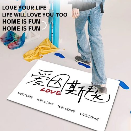 【地垫网红ins创意玄关过道】