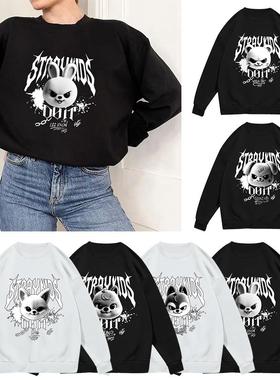 stray kids专辑doit巡演应援打歌服邪恶公仔趣味秋冬圆领套头外套