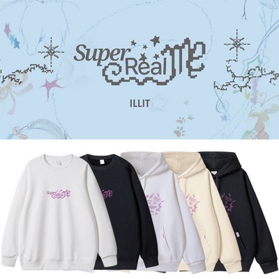 ILLIT出道演唱会应援周边同款卫衣印花上衣服薄款春秋冬季打歌服