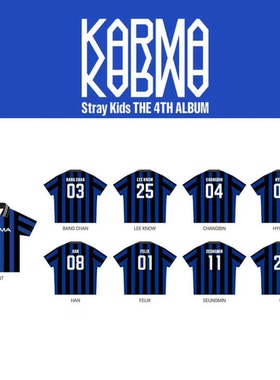 Stray Kids新专《KARMA》 同款复古球衣