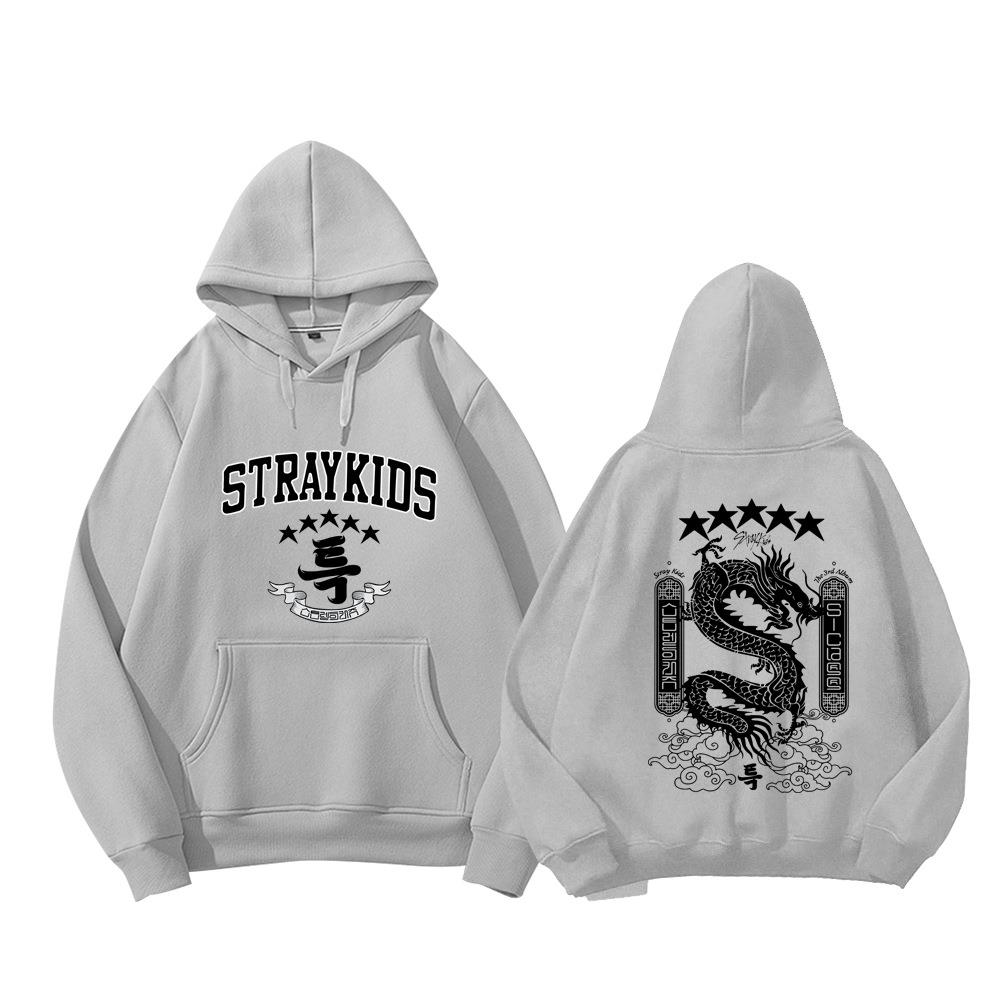 Stray Kids专辑导 (5-STAR)连帽衫 演唱会周边同款印花秋冬外套女