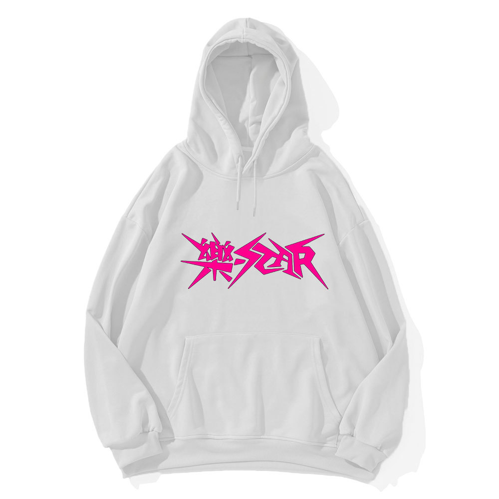 秋冬连帽stray kids专辑楽logo连帽衫加绒衣STAR炫酷学生打歌服sk