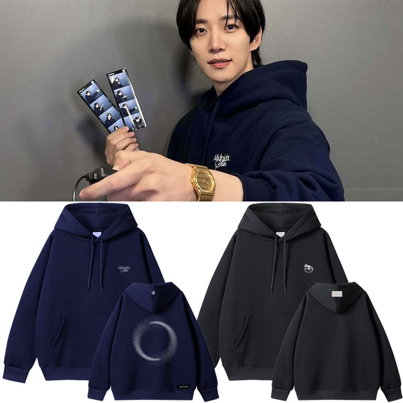 2PM李俊昊2025FM演唱会MidnightSun周边同款卫衣服印花套头连帽衫