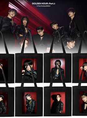 ATEEZ专辑2025 NORTH AMERICA TOUR巡演应援帆布 拉链海报手提包