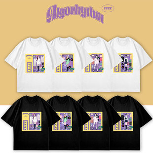ITZY专辑ALGORHYTHM海报T恤衫上衣黄礼志Lia纪念衫圆领夏短袖