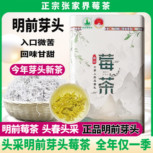 2025新茶张家界明前芽头莓茶自销