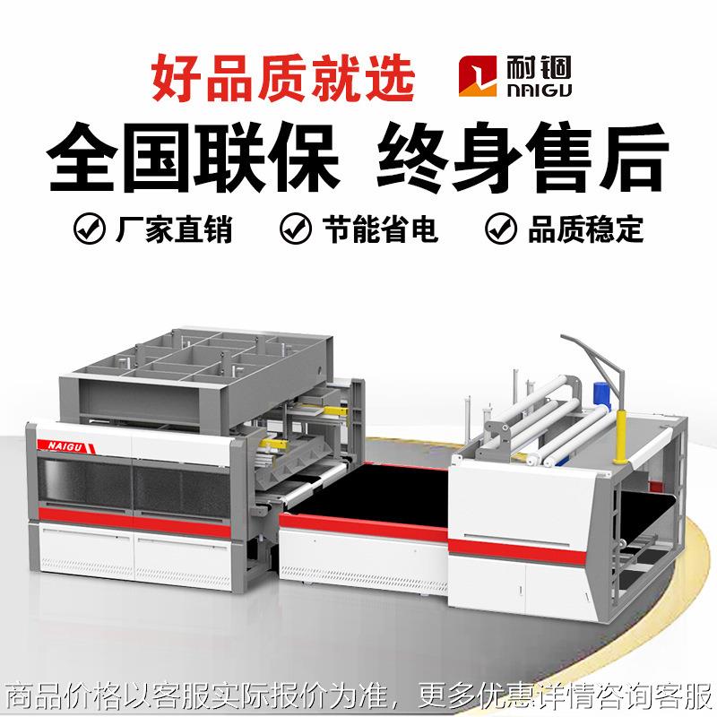 工厂生产全自动床垫压缩包装机 自动床垫套袋打包机 可压可不压缩