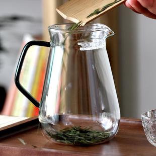 大容量月牙公道杯玻璃壶一体过滤分茶器泡茶杯大容量家用过滤