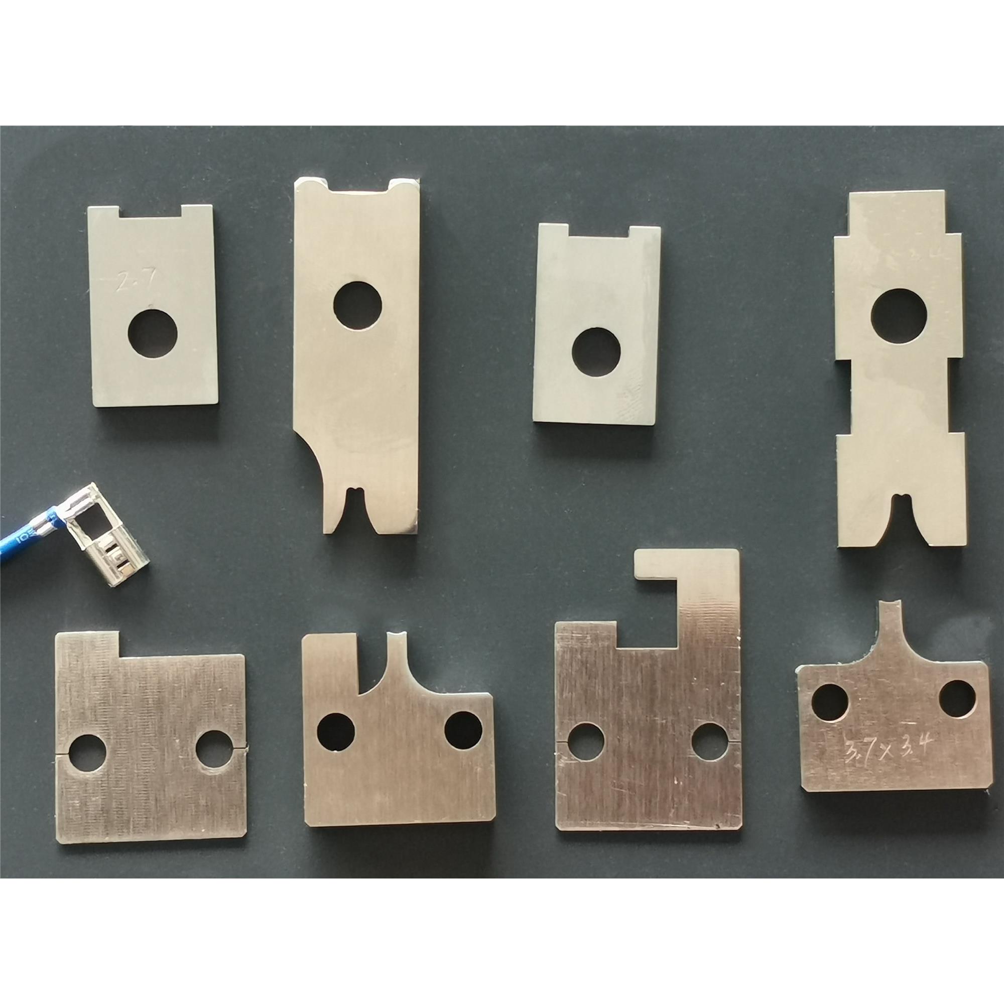 6.3真假旗型端子刀片OTP模具静音端子机4.8 187旗形线鼻250冲刀头