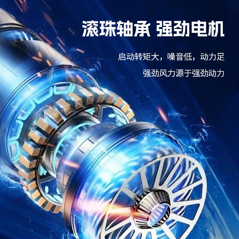 长城趴地风扇强力落地扇家用电风扇大功率台式商用大风力工业风扇