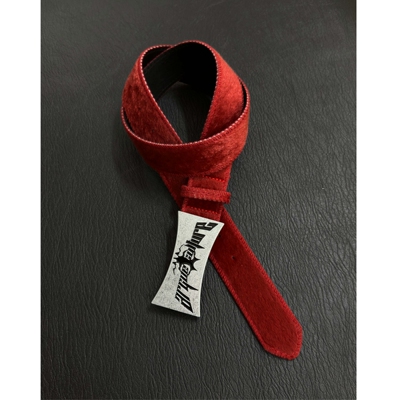 SoulMates红丝绒金属重工腰带质感中古vintage小众百搭男女款皮带