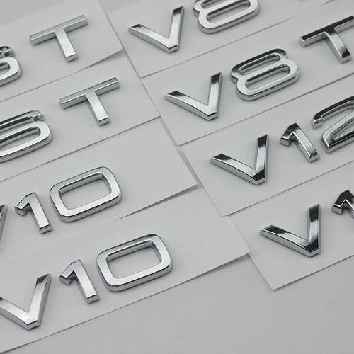 奥迪V6T/V8T/V10/V12侧标车贴