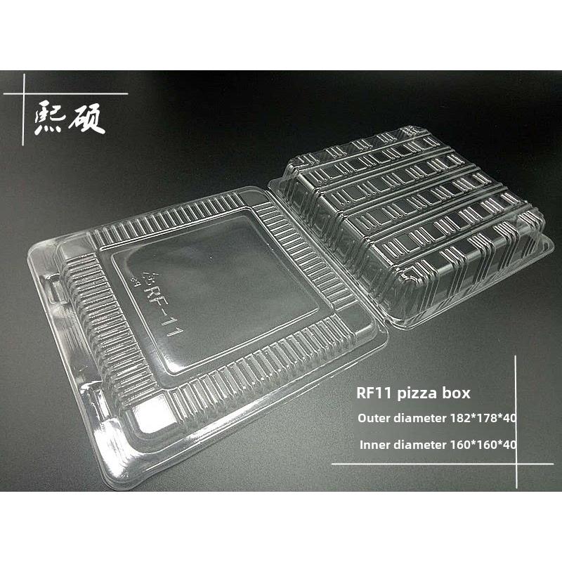 包邮RF-11寿司盒4寸提拉米苏盒方形圆形披萨盒西点包装盒蛋糕盒