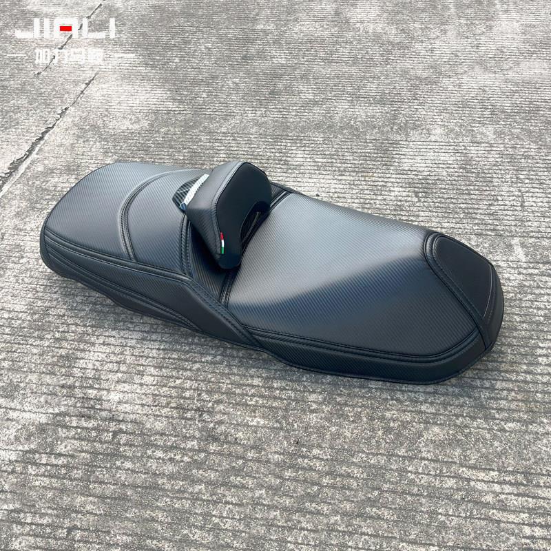 适用于光阳赛艇X350ADV踏板摩托坐垫套改装腰靠靠背三阳people250 - 实物图