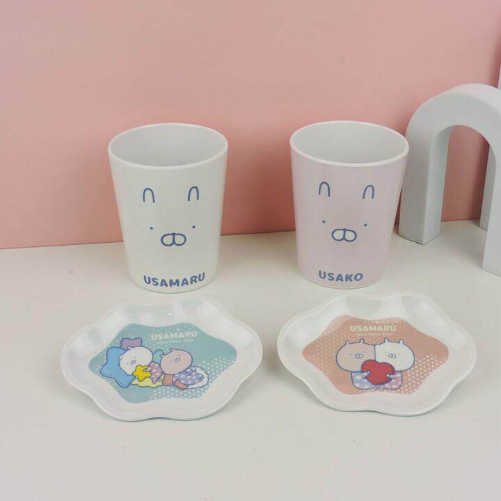 日本一番赏兔丸usamaru周边迷你酱油碟子随手杯儿童可爱人气水杯