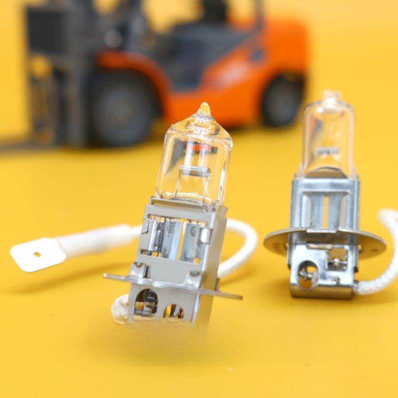 机床工作灯 叉车汽车货车客l车12V/24V H3灯泡 雾灯灯泡 卤钨灯泡