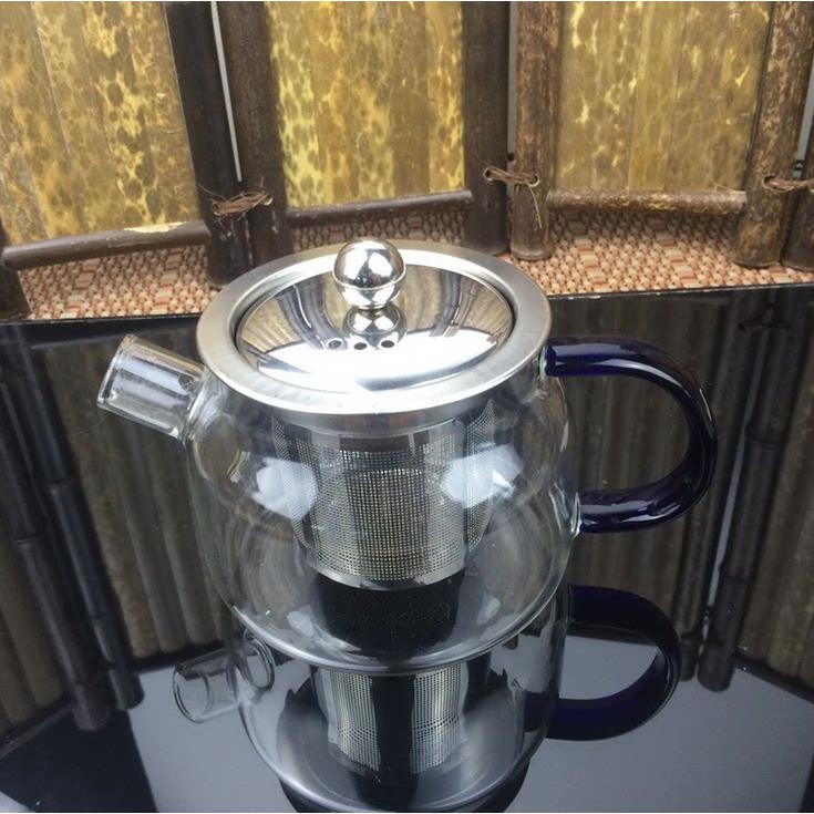 玻璃茶壶耐高温加厚泡茶壶 不锈钢过滤 玻璃养生壶花茶壶茶具包邮
