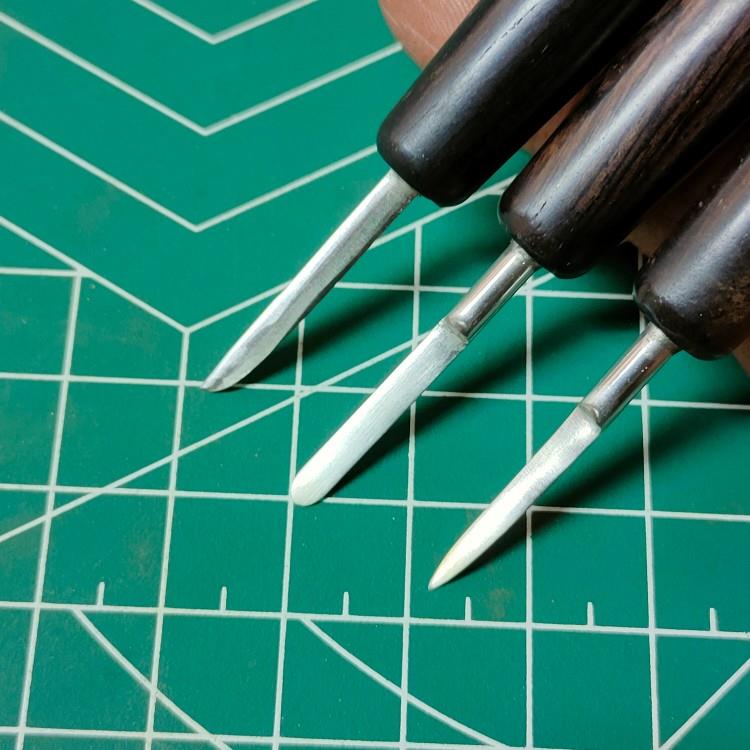 小布眼片纹刻刀blythe眼片工具抹刀立体纹纹理雕刻 老五刻刀