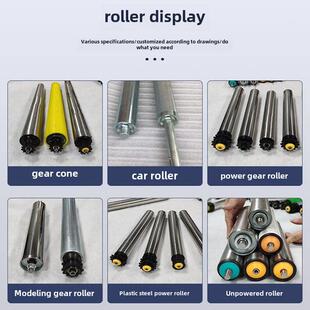 电动滚筒内置电机直流输送带流水线镀锌包胶不锈钢主动力滚筒托辊