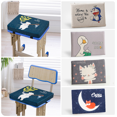 坐垫学生教室专用乳胶座垫学校椅子垫子中生久坐凳子卡通屁股垫