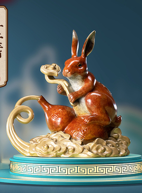 朱炳仁铜 十二生肖彩色铜雕办公桌摆件 工艺品办公桌家居摆件