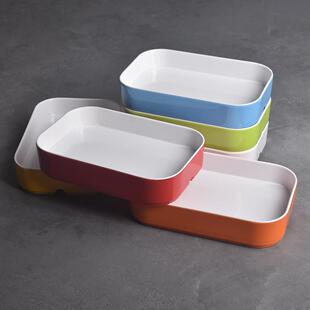 10个装密胺配菜盘捞汁小海鲜盘子自助烤肉火锅店串串香展示盘商用